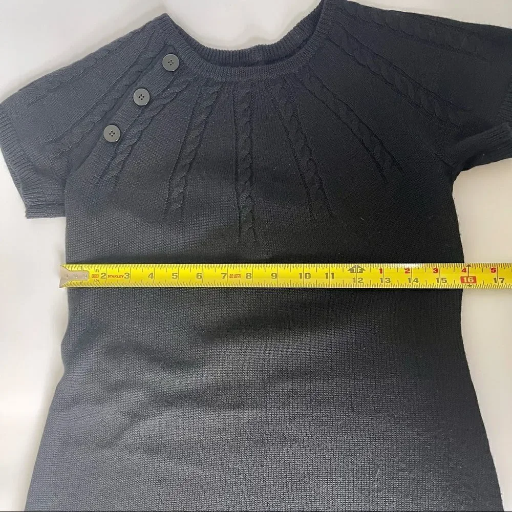 Calvin Klein Dress - merino wool/acrylic - Black - Size Small